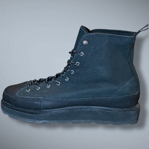 Men's 11 CONVERSE CHUCK TAYLOR Luxe Leather High Top Sneaker Rubber Outsole EUC - Picture 6 of 14